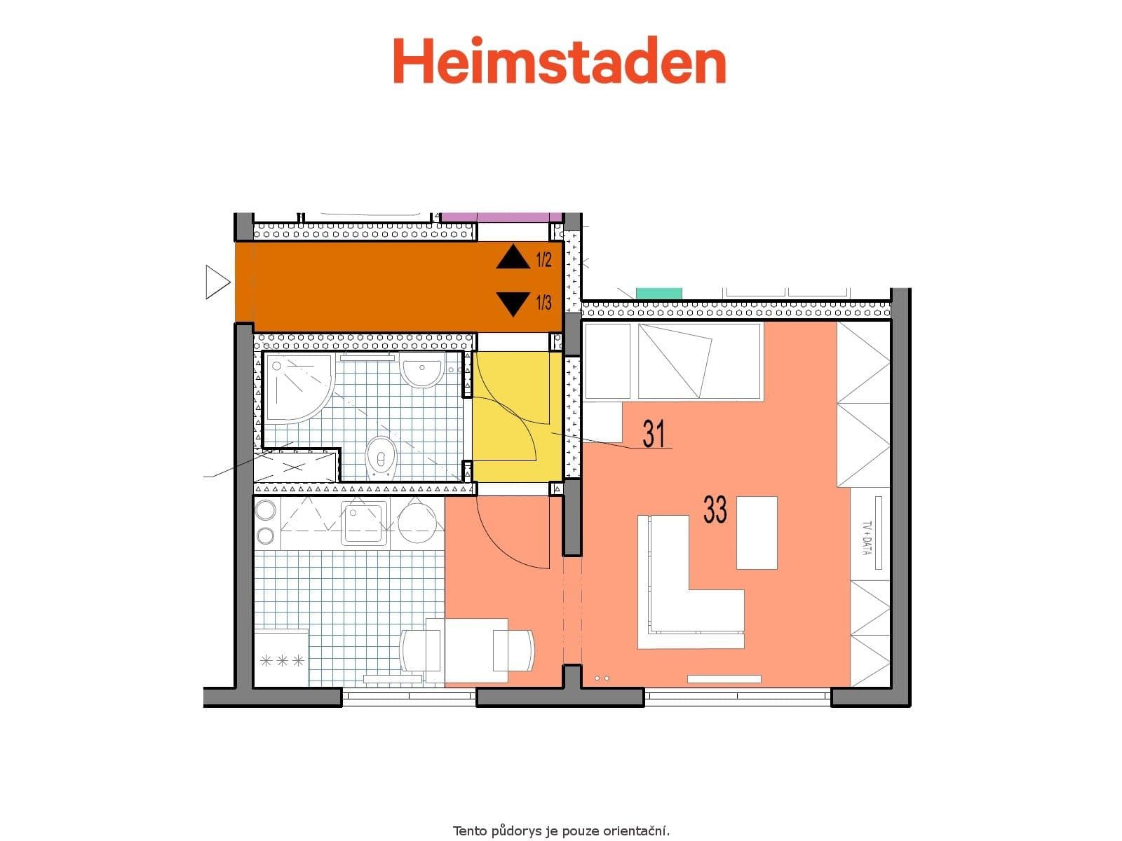 Pronájem bytu 1+kk 21 m², Nedbalova, Karviná, Moravskoslezský kraj Pronájem bytu 1+kk 21 m², Nedbalova, Karviná, Moravskoslezský kraj