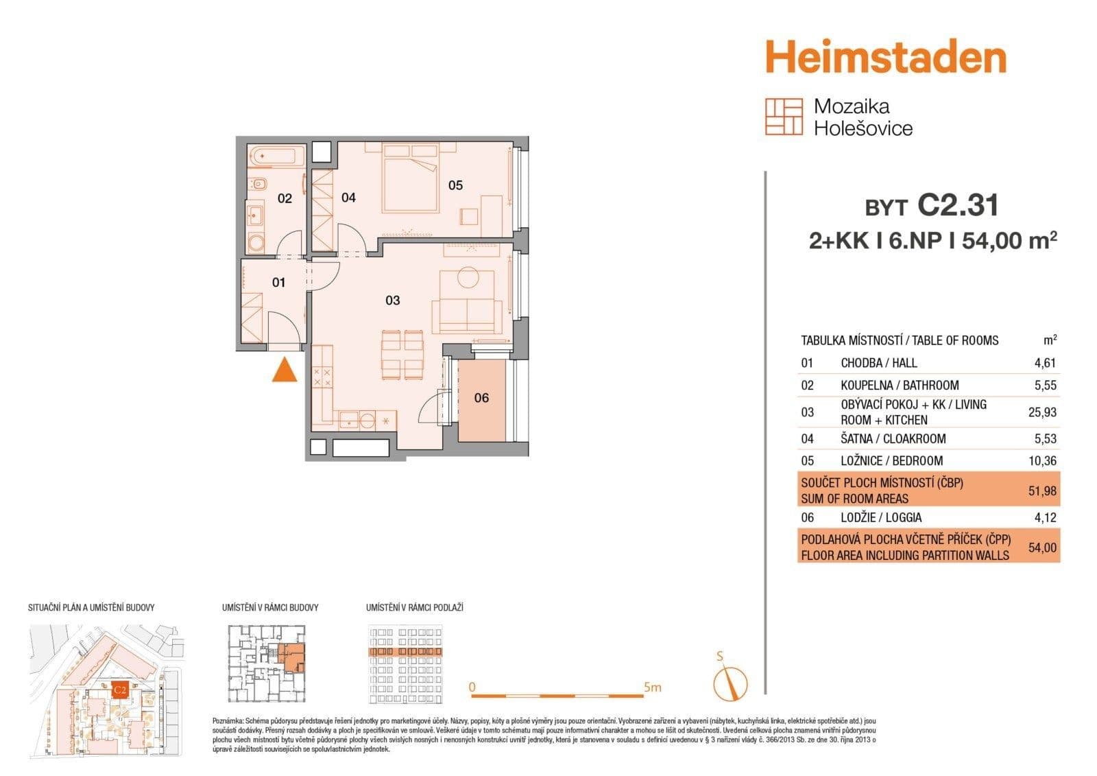 Pronájem bytu 2+kk 54 m², U Pergamenky, Praha, Praha Pronájem bytu 2+kk 54 m², U Pergamenky, Praha, Praha