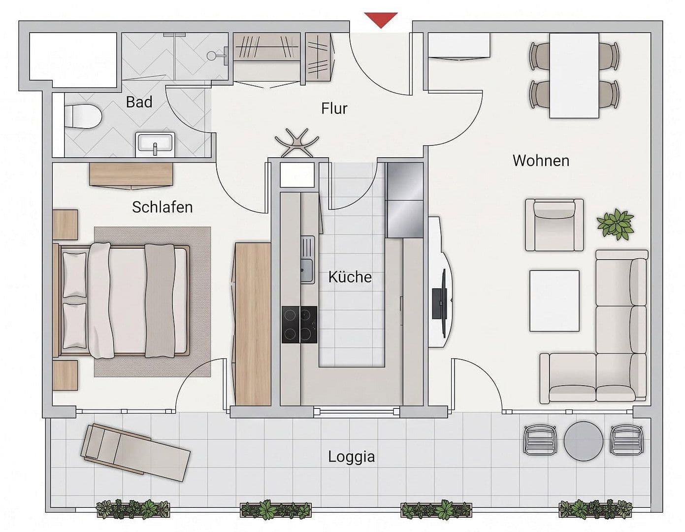 Pronájem bytu 2+1 68 m², Wilhelm-Hauff-Str. 34, Augsburg, Bavorsko Pronájem bytu 2+1 68 m², Wilhelm-Hauff-Str. 34, Augsburg, Bavorsko