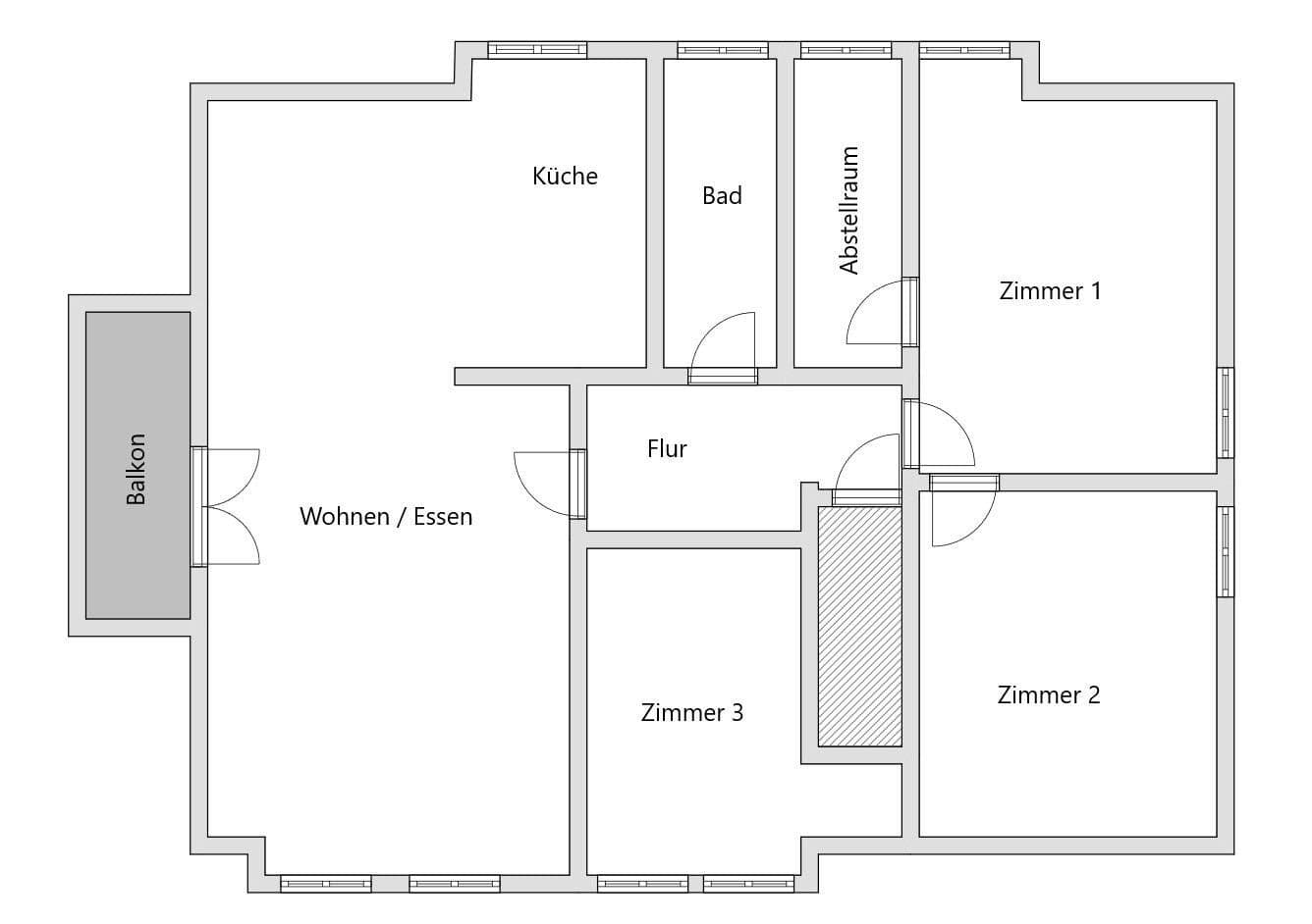 Pronájem bytu 4+1 143 m², Philippsburg, Bádensko-Württembersko Pronájem bytu 4+1 143 m², Philippsburg, Bádensko-Württembersko