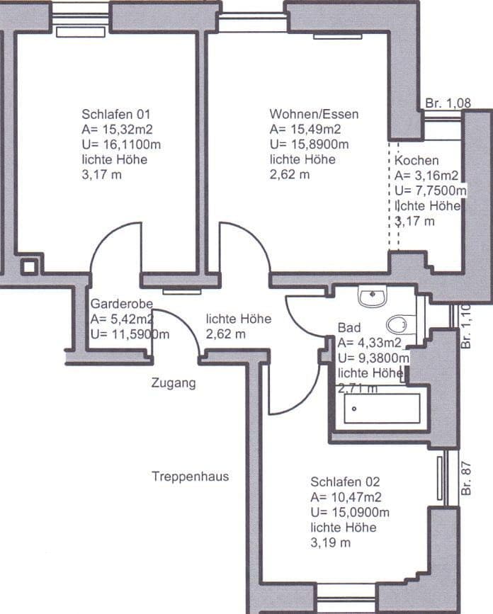 Pronájem bytu 3+1 53 m², Lindenhofstraße 80, Mannheim, Bádensko-Württembersko Pronájem bytu 3+1 53 m², Lindenhofstraße 80, Mannheim, Bádensko-Württembersko