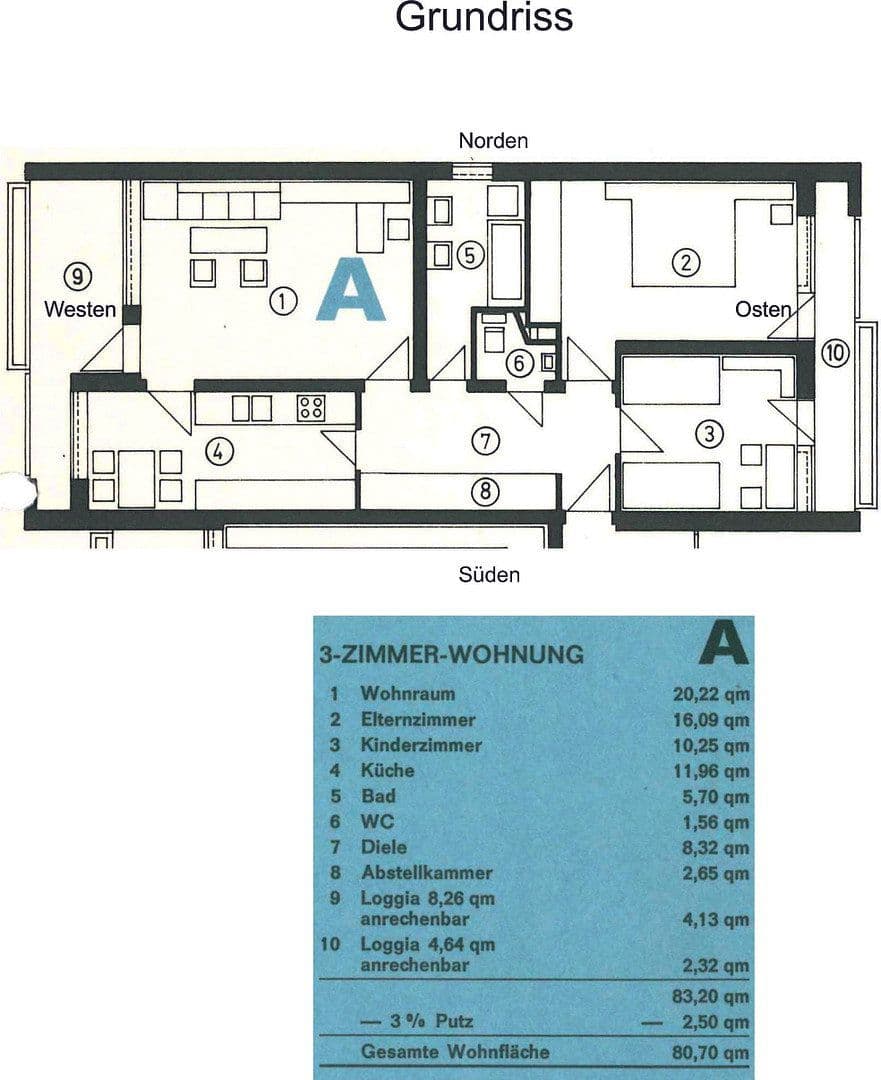 Prodej bytu 3+1 81 m², Rupprechtstraße 26, Landshut, Bavorsko Prodej bytu 3+1 81 m², Rupprechtstraße 26, Landshut, Bavorsko