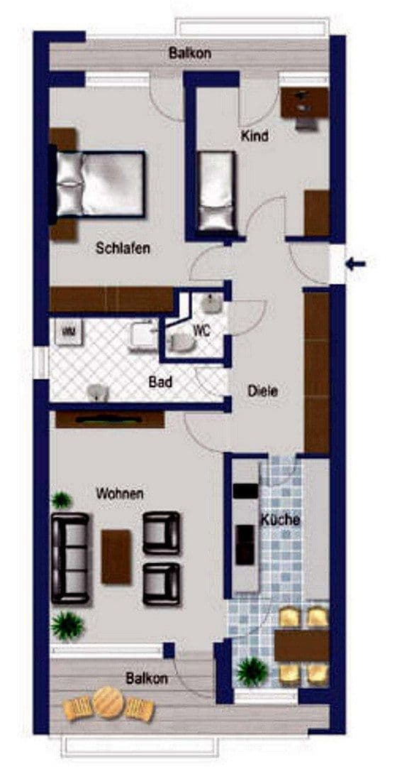 Prodej bytu 3+1 81 m², Rupprechtstraße 26, Landshut, Bavorsko Prodej bytu 3+1 81 m², Rupprechtstraße 26, Landshut, Bavorsko