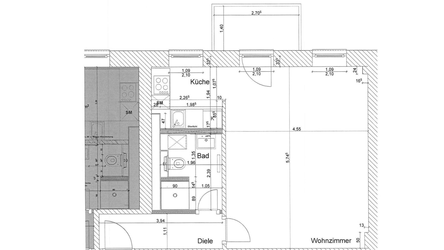 Pronájem bytu 1+1 46 m², Grünberger Straße 47, Berlin, Berlín Pronájem bytu 1+1 46 m², Grünberger Straße 47, Berlin, Berlín