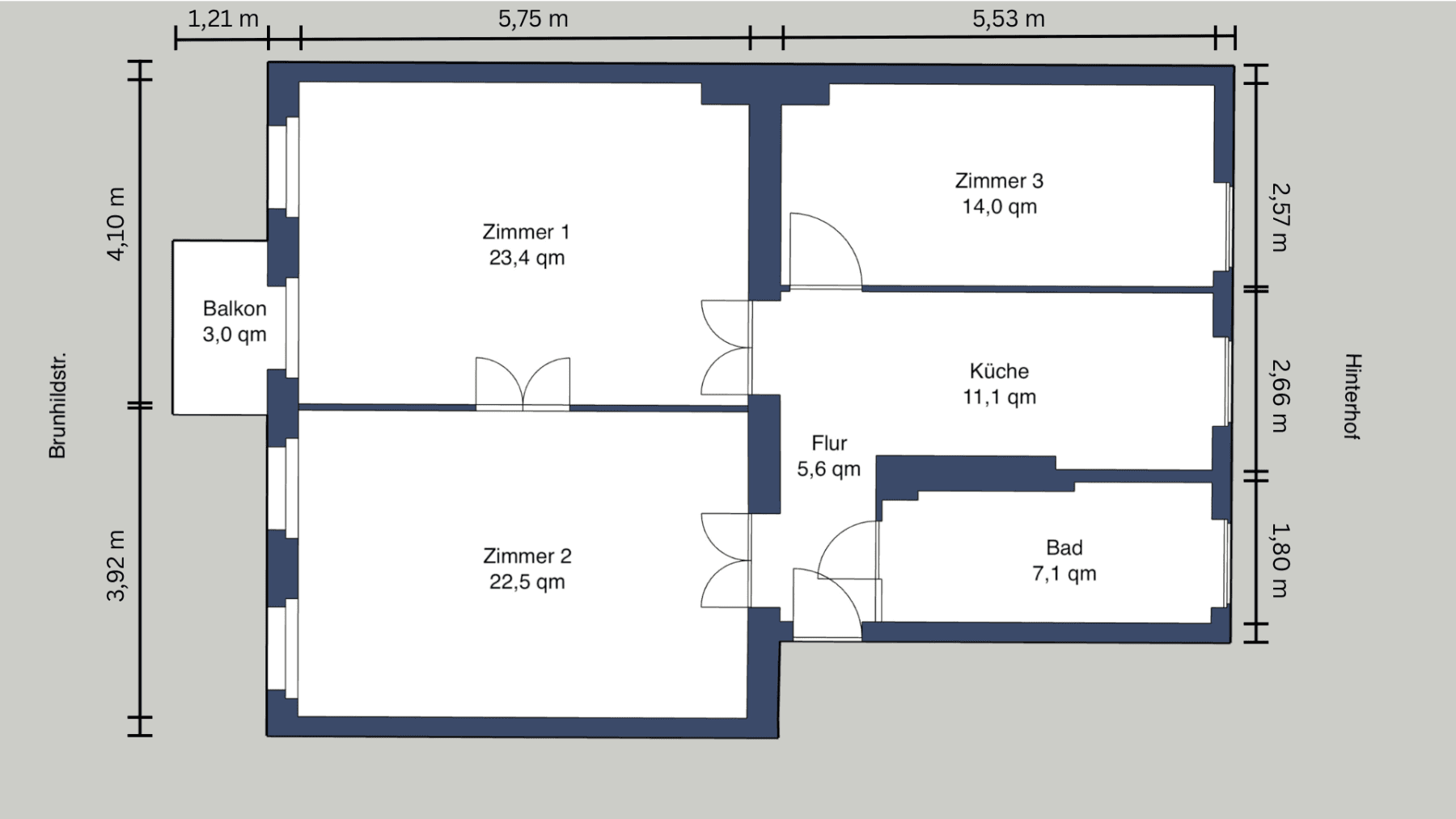 Prodej bytu 3+1 85 m², Brunhildstr. 7, Berlin, Berlín Prodej bytu 3+1 85 m², Brunhildstr. 7, Berlin, Berlín