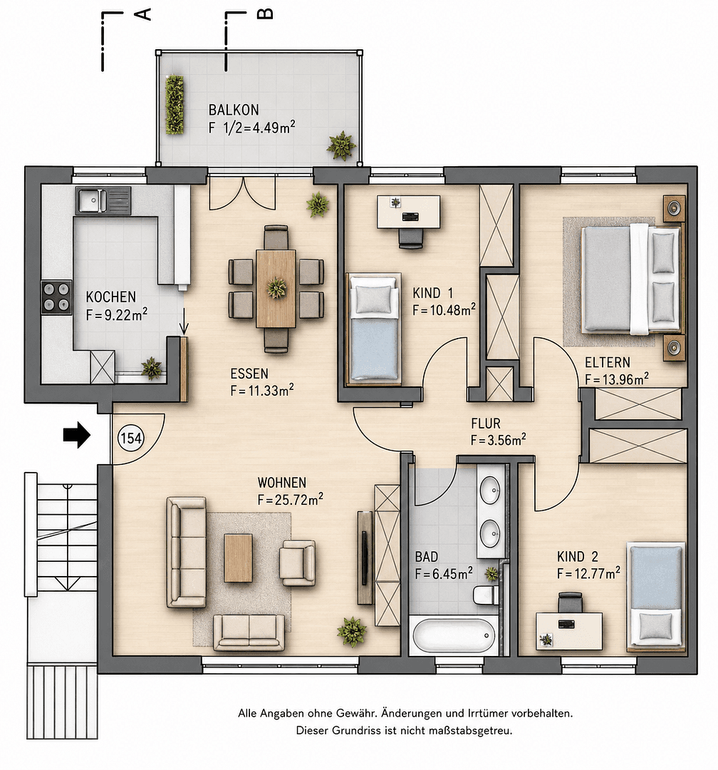Prodej bytu 4+1 98 m², Deutschenbaurstraße 35c, Augsburg, Bavorsko Prodej bytu 4+1 98 m², Deutschenbaurstraße 35c, Augsburg, Bavorsko