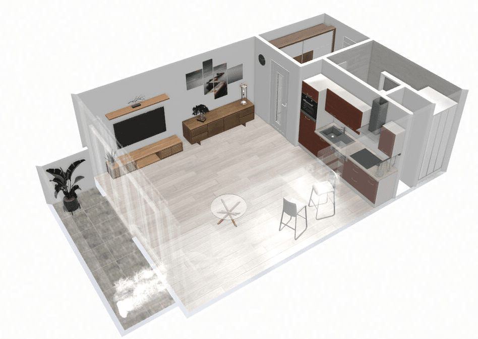 Pronájem bytu 1+kk 34 m², Sluneční náměstí, Praha, Praha Pronájem bytu 1+kk 34 m², Sluneční náměstí, Praha, Praha