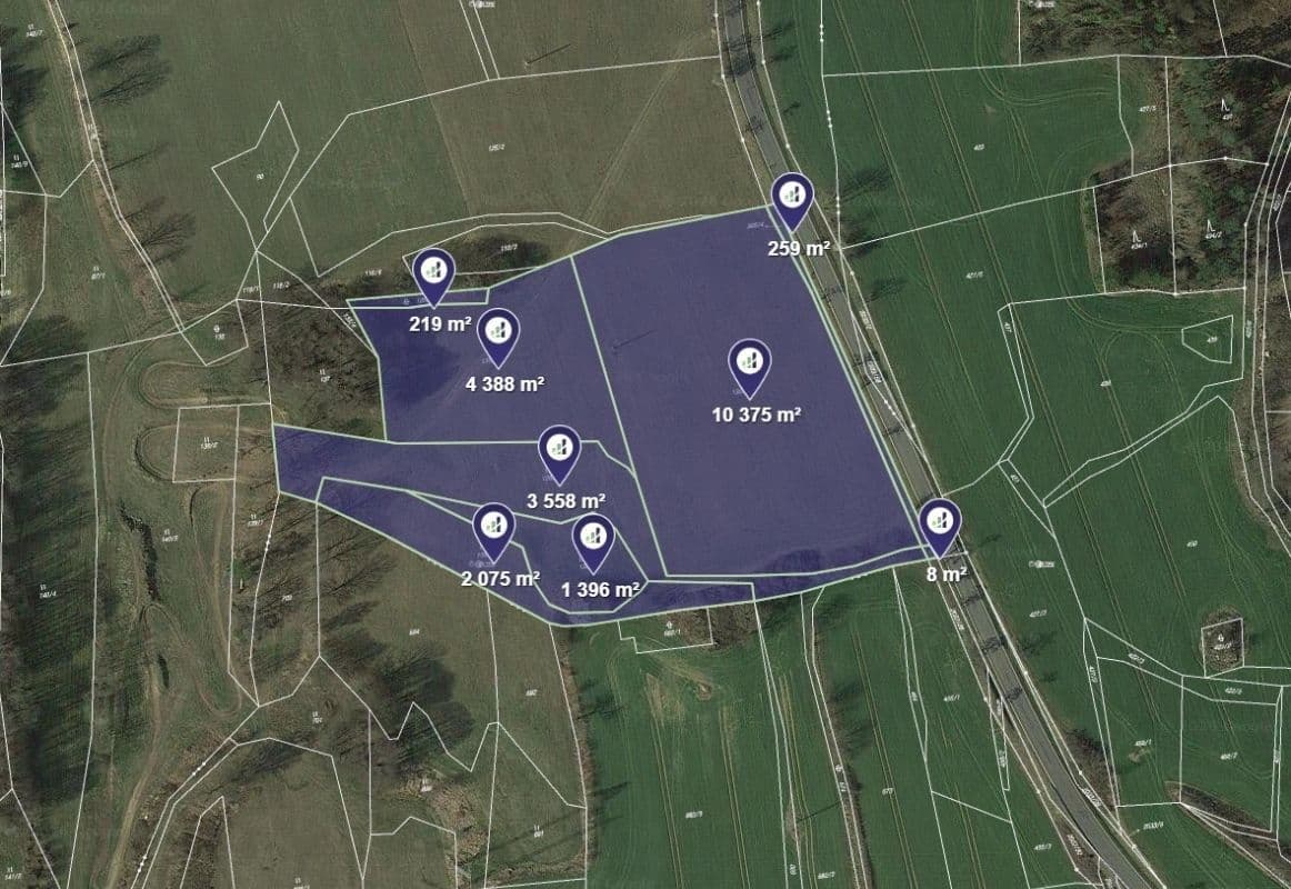 Prodej pozemku 2.475 m², Hrazany, Jihočeský kraj Prodej pozemku 2.475 m², Hrazany, Jihočeský kraj