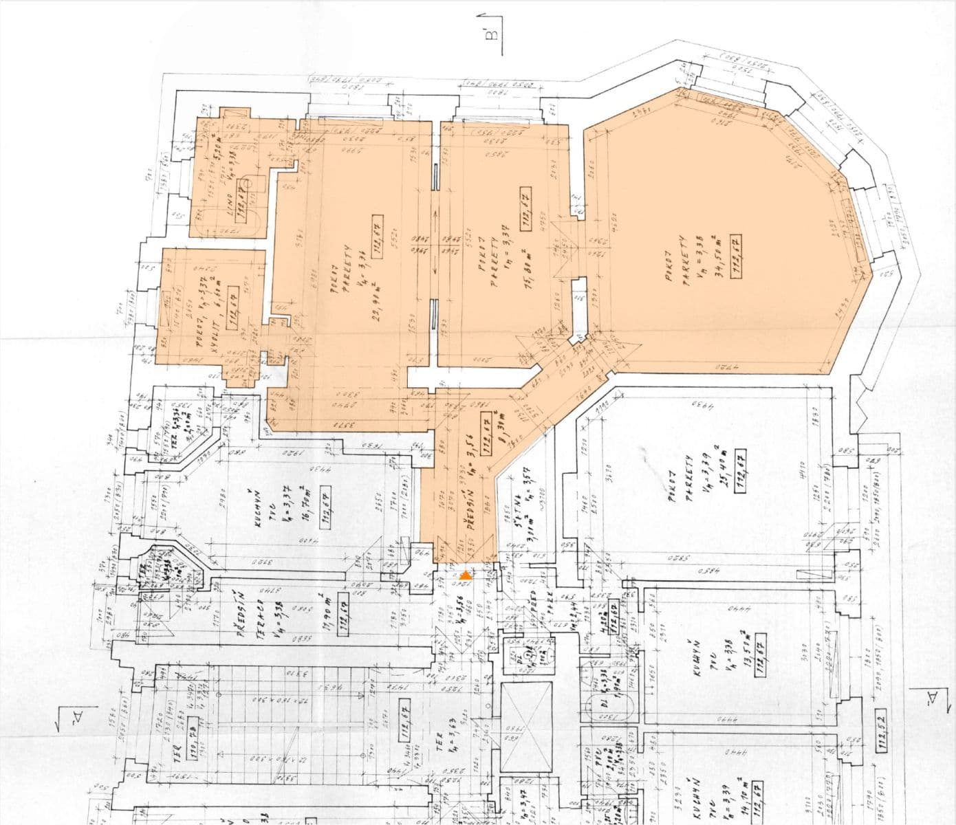 Pronájem bytu 3+kk 92 m², Spálená, Praha, Praha Pronájem bytu 3+kk 92 m², Spálená, Praha, Praha