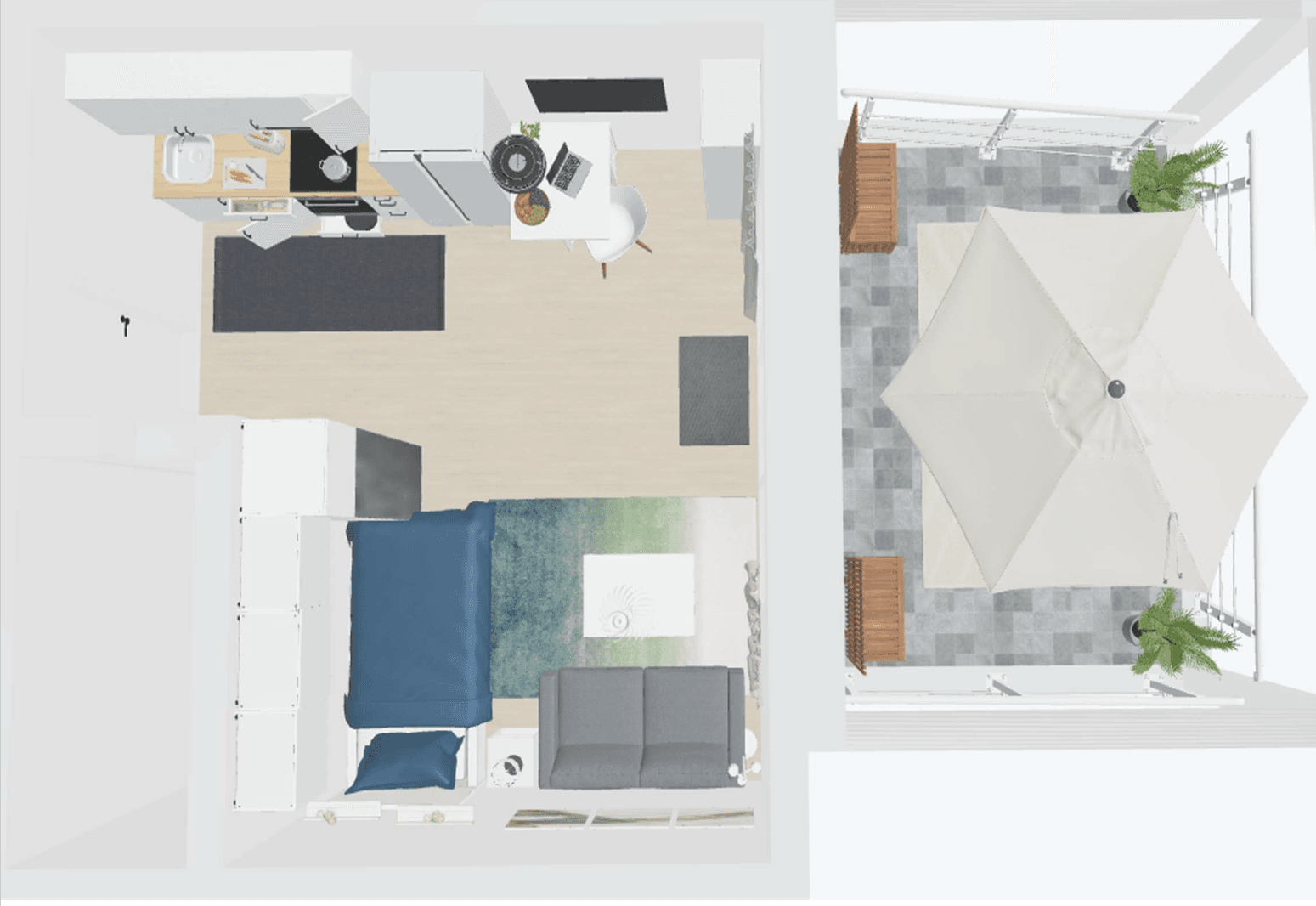 Pronájem bytu 1+1 27 m², Gladbacher Straße 454, Viersen, Severní Porýní-Vestfálsko Pronájem bytu 1+1 27 m², Gladbacher Straße 454, Viersen, Severní Porýní-Vestfálsko