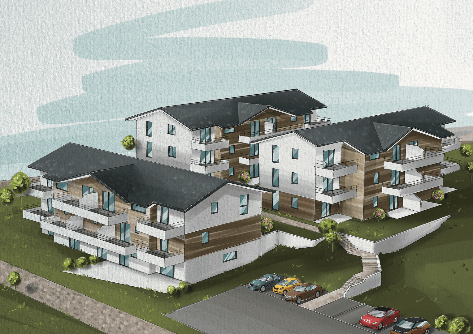 Prodej bytu 2+1 44 m², Babenhauser Straße 11, Boos, Bavorsko Prodej bytu 2+1 44 m², Babenhauser Straße 11, Boos, Bavorsko