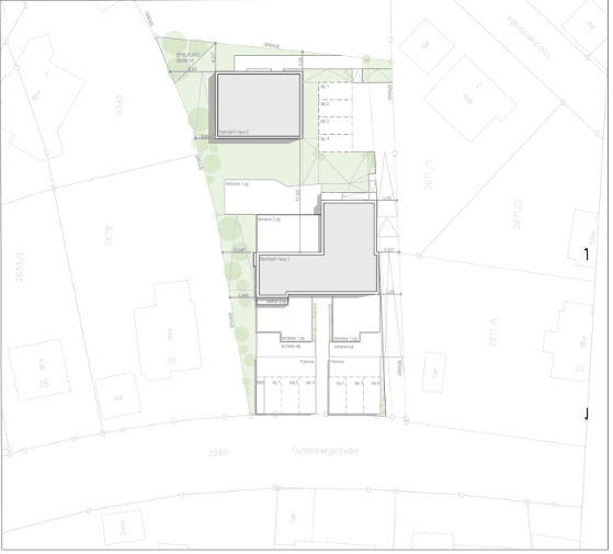 Prodej pozemku 661 m², Gutenbergstraße, Gaggenau, Bádensko-Württembersko Prodej pozemku 661 m², Gutenbergstraße, Gaggenau, Bádensko-Württembersko