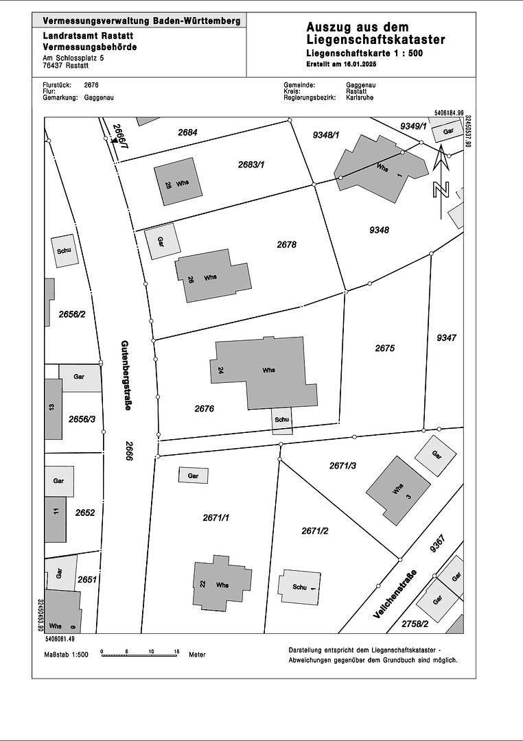 Prodej pozemku 661 m², Gutenbergstraße, Gaggenau, Bádensko-Württembersko Prodej pozemku 661 m², Gutenbergstraße, Gaggenau, Bádensko-Württembersko