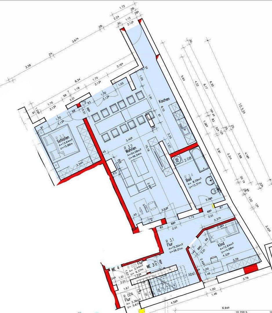 Pronájem bytu 3+1 105 m², Hornhäuser Str. 71, Oschersleben, Sasko-Anhaltsko Pronájem bytu 3+1 105 m², Hornhäuser Str. 71, Oschersleben, Sasko-Anhaltsko