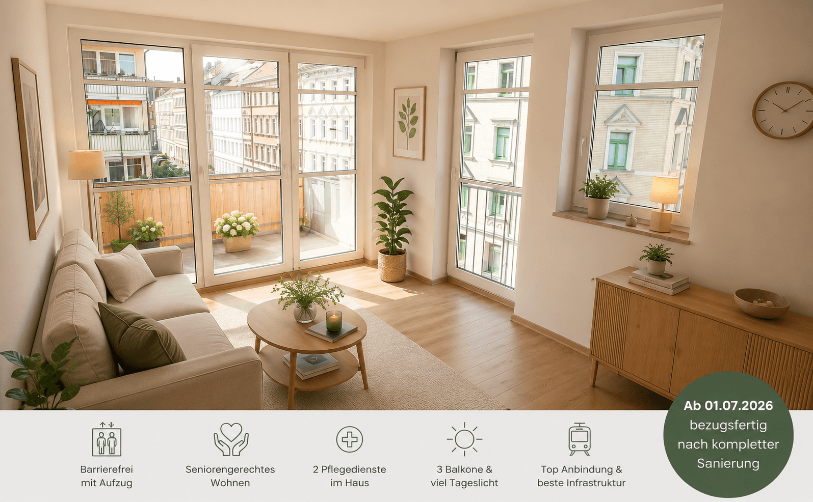 Pronájem bytu 3+1 69 m², Leipzig, Sasko Pronájem bytu 3+1 69 m², Leipzig, Sasko
