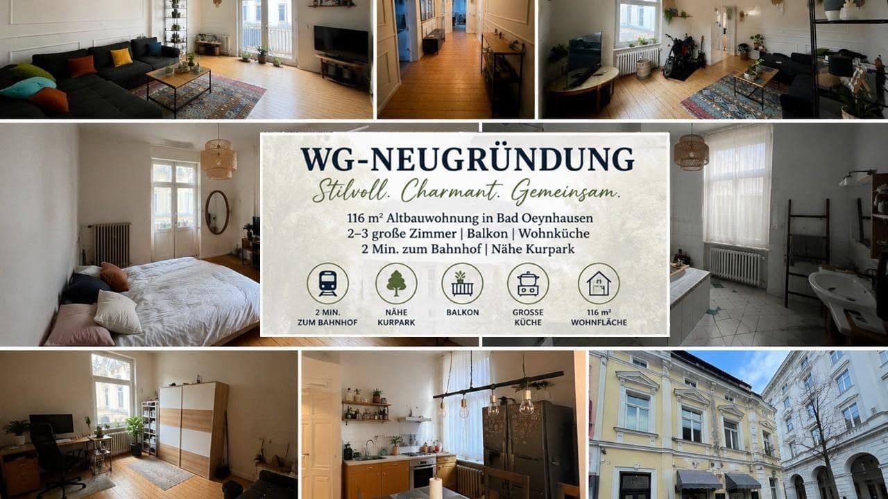 Pronájem bytu 116 m², Viktoriastraße 4, Bad Oeynhausen, Severní Porýní-Vestfálsko Pronájem bytu 116 m², Viktoriastraße 4, Bad Oeynhausen, Severní Porýní-Vestfálsko