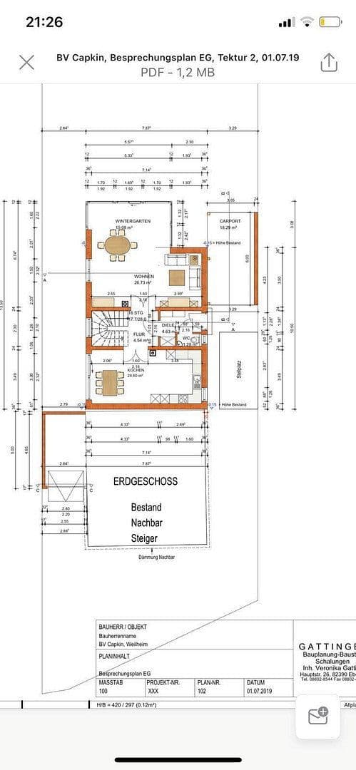 Prodej domu 172 m², pozemek 300 m², Weilheim, Bavorsko Prodej domu 172 m², pozemek 300 m², Weilheim, Bavorsko