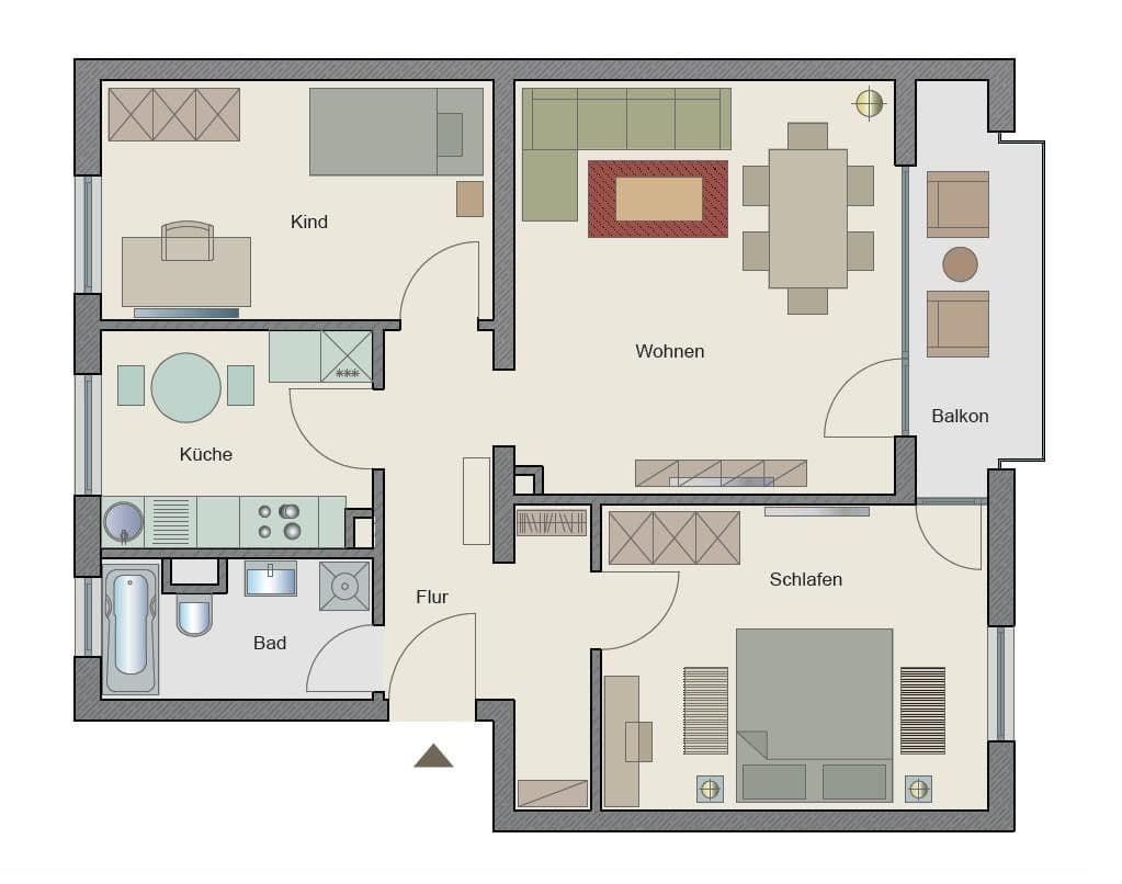 Pronájem bytu 3+1 72 m², Im Fiedlersee 16, Darmstadt, Hessen Pronájem bytu 3+1 72 m², Im Fiedlersee 16, Darmstadt, Hessen