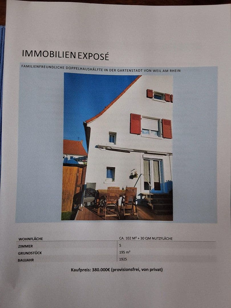Prodej domu 102 m², pozemek 195 m², Weil am Rhein, Bádensko-Württembersko Prodej domu 102 m², pozemek 195 m², Weil am Rhein, Bádensko-Württembersko