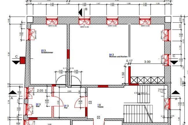 Pronájem bytu 2+1 73 m², Am Zehnt 9, Sinsheim, Bádensko-Württembersko Pronájem bytu 2+1 73 m², Am Zehnt 9, Sinsheim, Bádensko-Württembersko