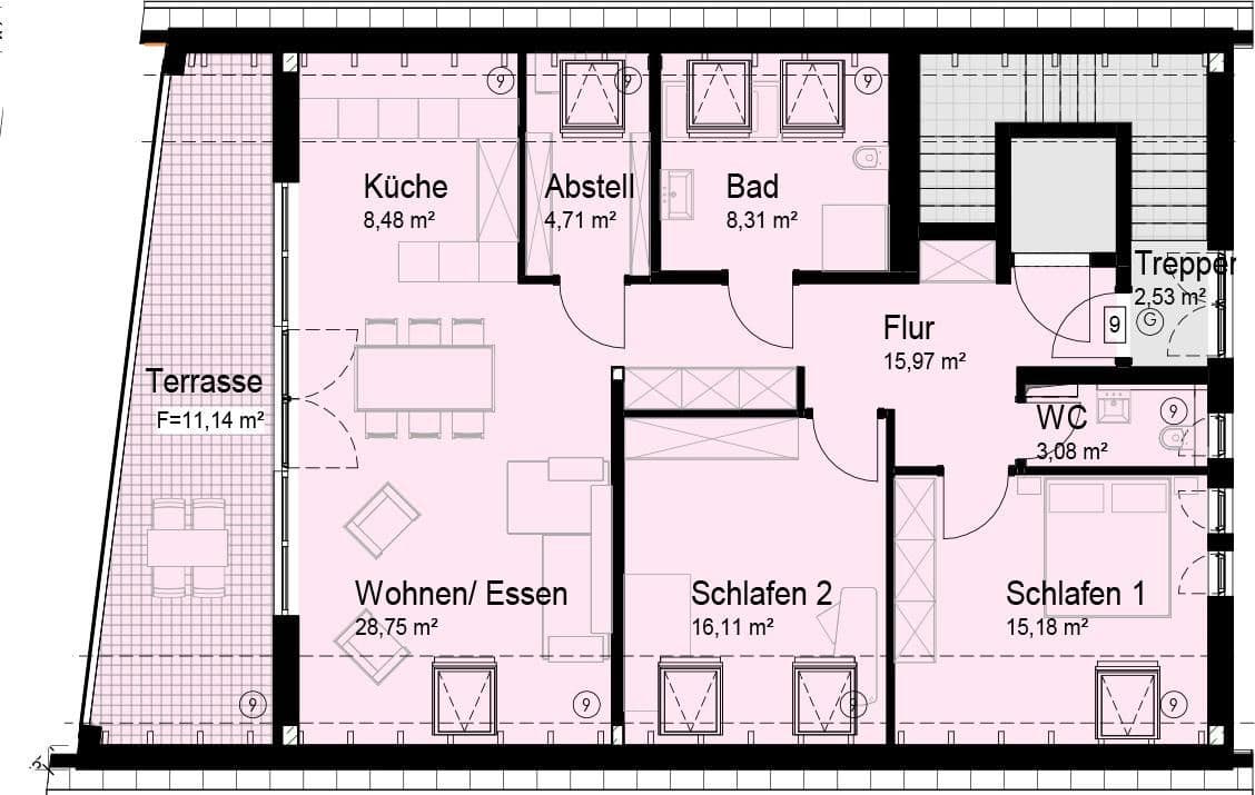 Prodej bytu 3+1 112 m², Burgauer Straße 18a, Krumbach (Schwaben), Bavorsko Prodej bytu 3+1 112 m², Burgauer Straße 18a, Krumbach (Schwaben), Bavorsko