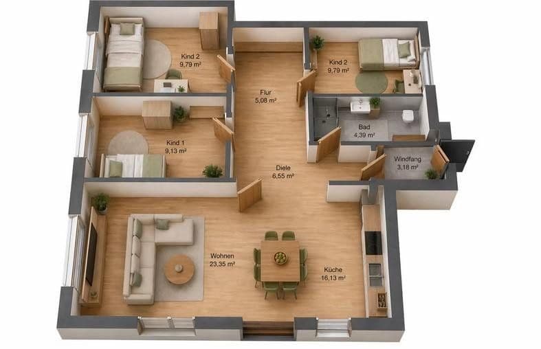 Pronájem bytu 4+1 100 m², Hoststraße 13a, Ahnatal, Hessen Pronájem bytu 4+1 100 m², Hoststraße 13a, Ahnatal, Hessen
