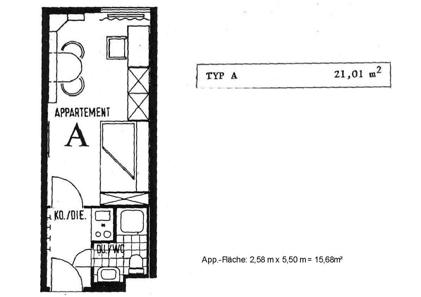 Pronájem bytu 1+1 21 m², Akademiestraße 4, Mannheim, Bádensko-Württembersko Pronájem bytu 1+1 21 m², Akademiestraße 4, Mannheim, Bádensko-Württembersko