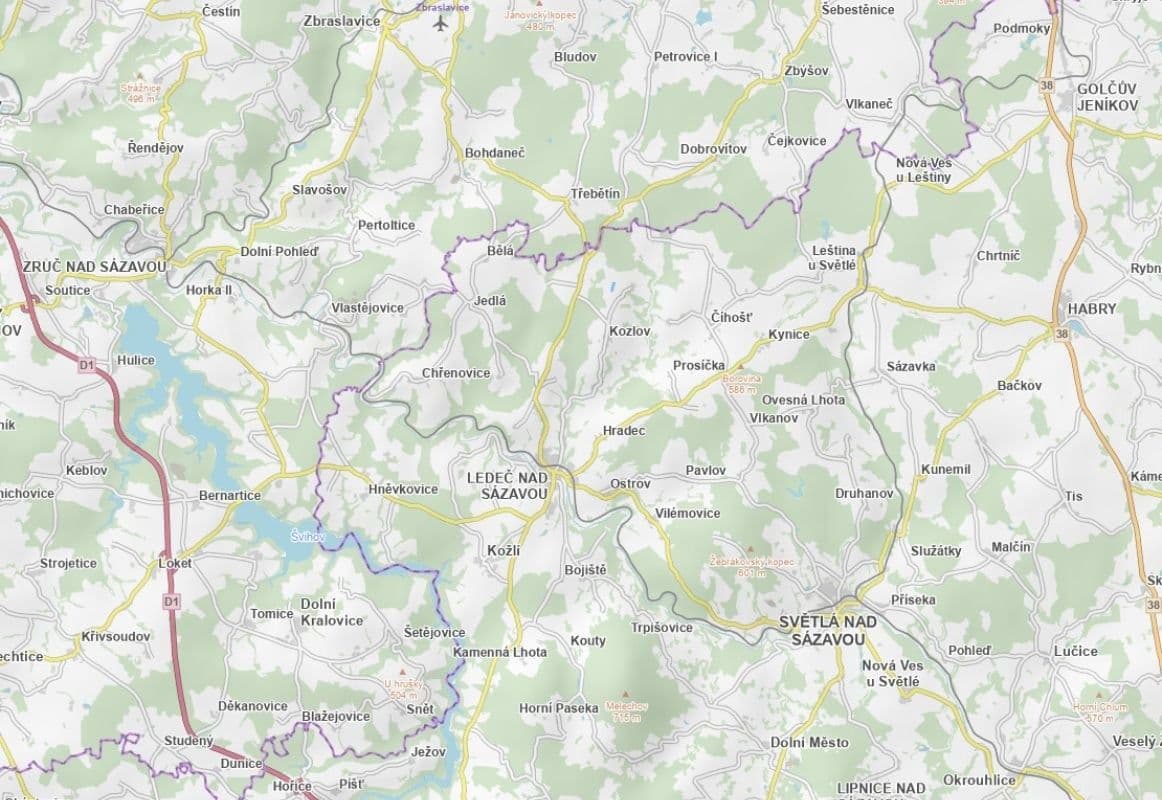 Prodej pozemku 4.044 m², Kozlov, Kraj Vysočina Prodej pozemku 4.044 m², Kozlov, Kraj Vysočina
