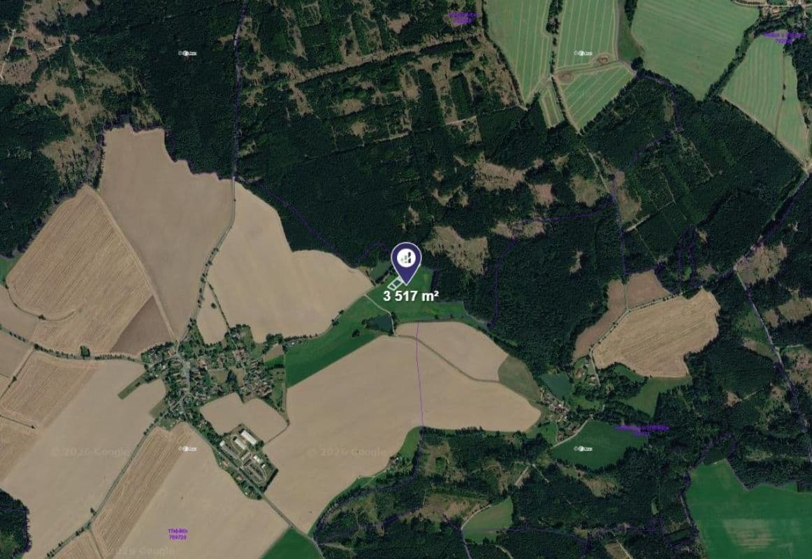Prodej pozemku 879 m², Třebětín, Středočeský kraj Prodej pozemku 879 m², Třebětín, Středočeský kraj