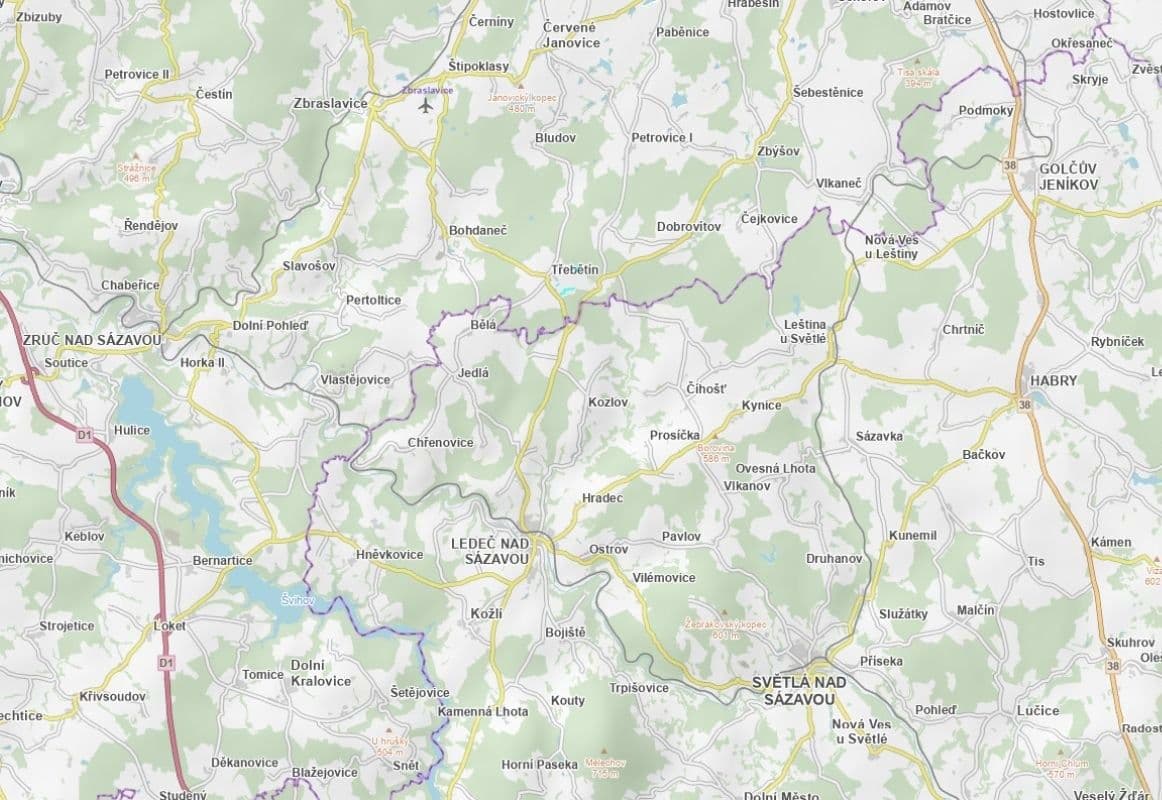 Prodej pozemku 8.263 m², Třebětín, Středočeský kraj Prodej pozemku 8.263 m², Třebětín, Středočeský kraj