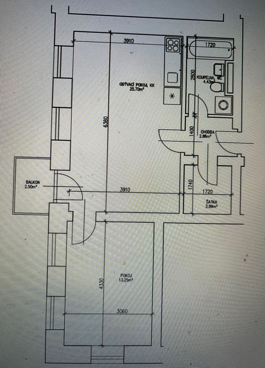 Pronájem bytu 2+kk 55 m², Podhorská, Jablonec nad Nisou, Liberecký kraj Pronájem bytu 2+kk 55 m², Podhorská, Jablonec nad Nisou, Liberecký kraj