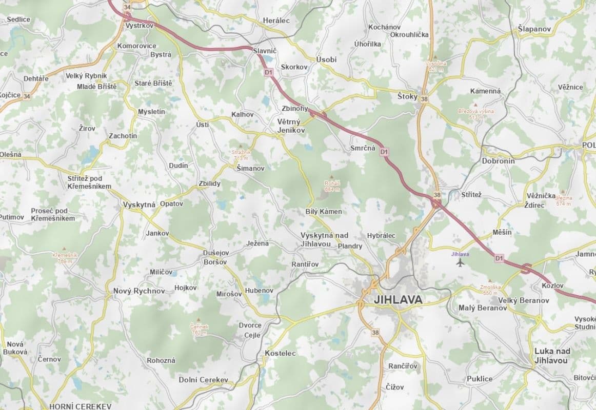 Prodej pozemku 21.512 m², Vyskytná nad Jihlavou, Kraj Vysočina Prodej pozemku 21.512 m², Vyskytná nad Jihlavou, Kraj Vysočina