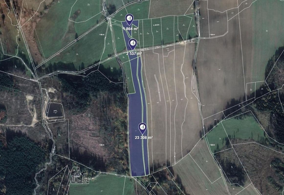 Prodej pozemku 27.709 m², Šimanov, Kraj Vysočina Prodej pozemku 27.709 m², Šimanov, Kraj Vysočina