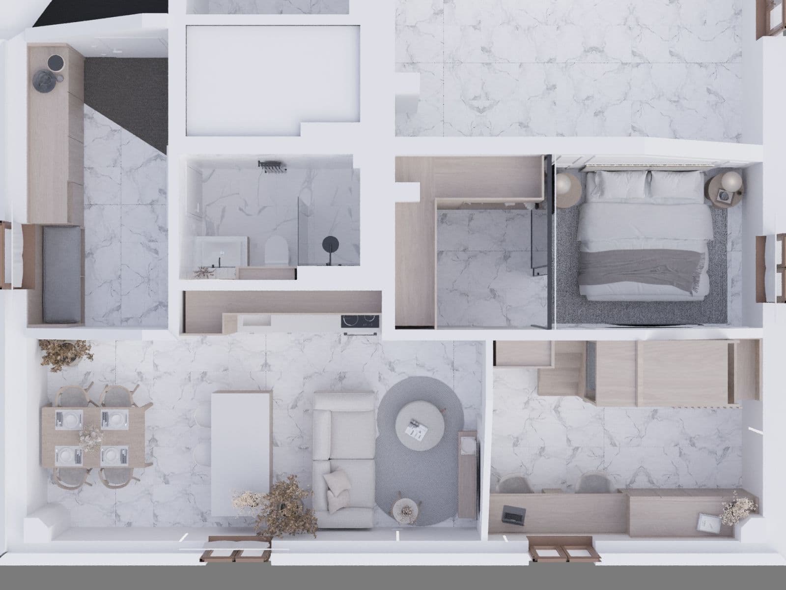 Prodej bytu 3+kk 67 m², K Vltavě, Praha, Praha Prodej bytu 3+kk 67 m², K Vltavě, Praha, Praha