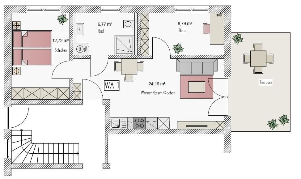 Pronájem bytu 3+1 61 m², An der Schwefelquelle 2, Schwandorf, Bavorsko Pronájem bytu 3+1 61 m², An der Schwefelquelle 2, Schwandorf, Bavorsko