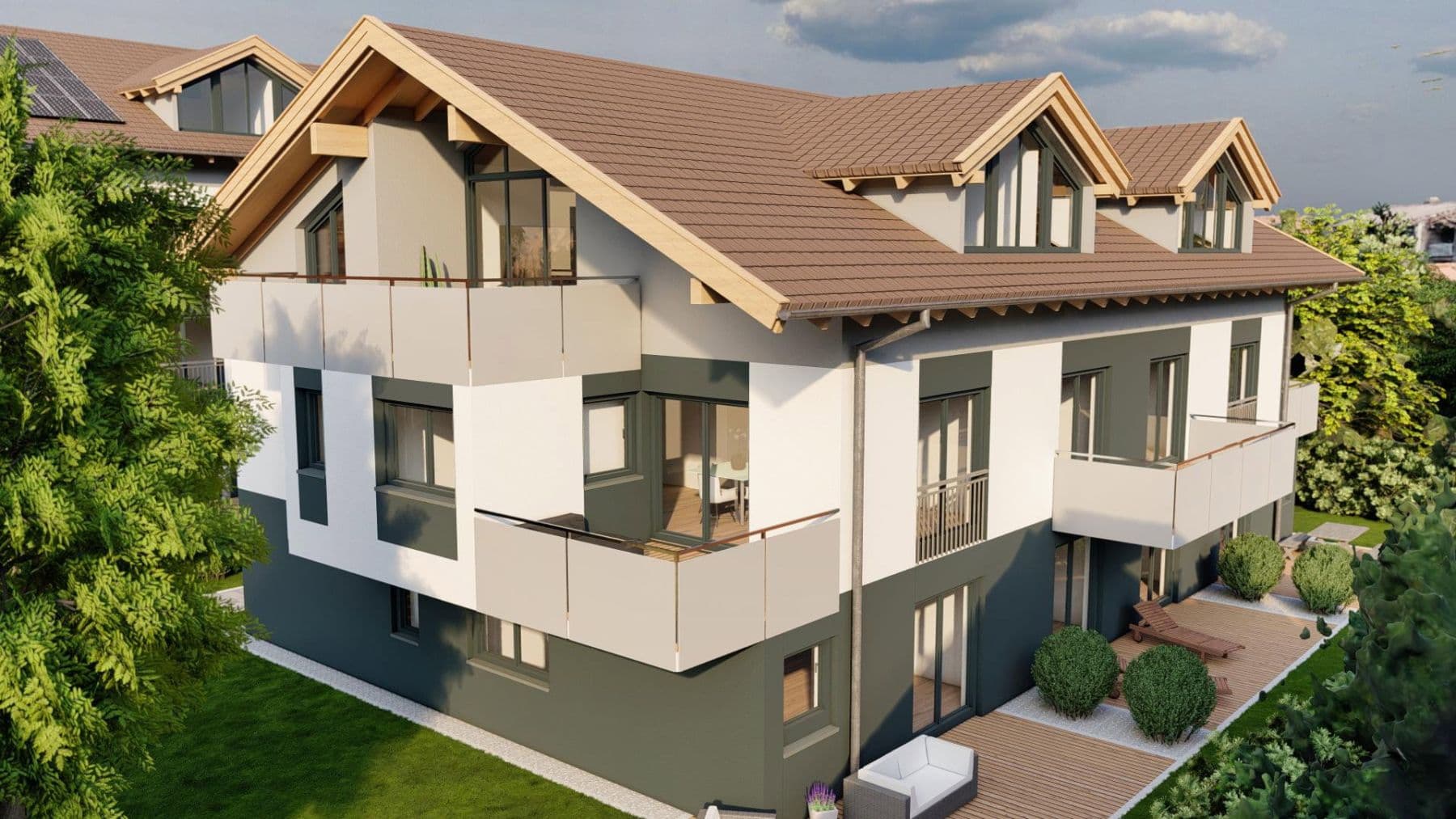 Prodej bytu 2+1 64 m², Axdorfer Feld 15, Traunstein, Bavorsko Prodej bytu 2+1 64 m², Axdorfer Feld 15, Traunstein, Bavorsko