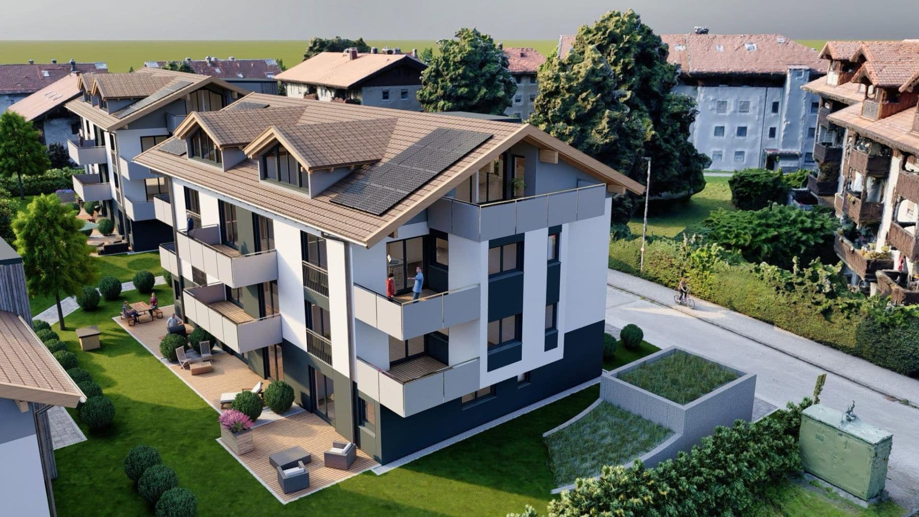 Prodej bytu 2+1 64 m², Axdorfer Feld 15, Traunstein, Bavorsko Prodej bytu 2+1 64 m², Axdorfer Feld 15, Traunstein, Bavorsko