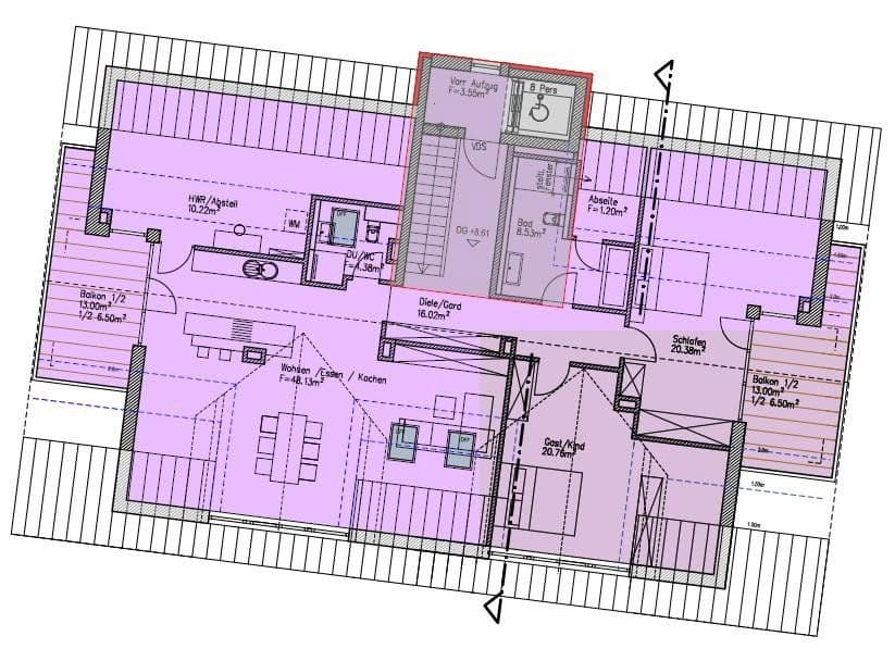 Prodej bytu 2+1 64 m², Axdorfer Feld 15, Traunstein, Bavorsko Prodej bytu 2+1 64 m², Axdorfer Feld 15, Traunstein, Bavorsko