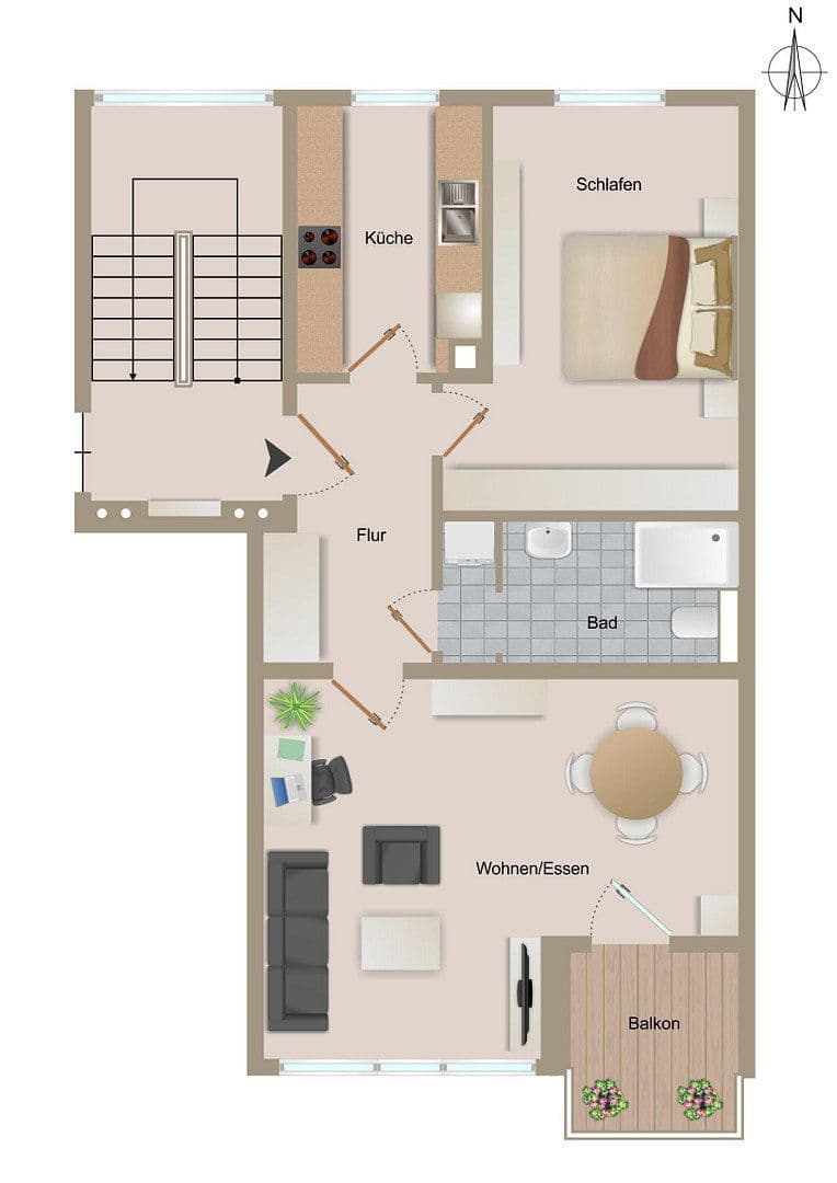 Prodej bytu 2+1 59 m², Neumarkt in der Oberpfalz, Bavorsko Prodej bytu 2+1 59 m², Neumarkt in der Oberpfalz, Bavorsko
