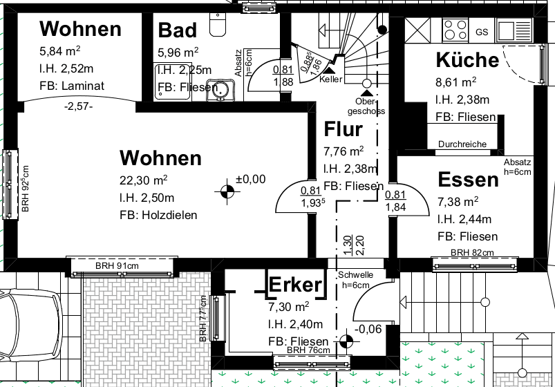 Pronájem domu 141 m², pozemek 906 m², Osterwald, Dolní Sasko Pronájem domu 141 m², pozemek 906 m², Osterwald, Dolní Sasko