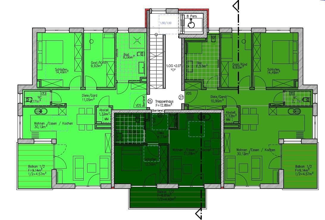 Prodej bytu 3+1 87 m², Axdorfer Feld 15, Traunstein, Bavorsko Prodej bytu 3+1 87 m², Axdorfer Feld 15, Traunstein, Bavorsko