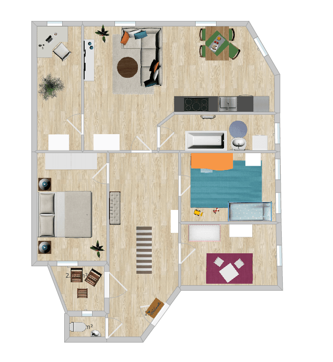 Pronájem bytu 5+1 90 m², Brückenstraße 1, Lichtenstein/Sachsen, Sasko Pronájem bytu 5+1 90 m², Brückenstraße 1, Lichtenstein/Sachsen, Sasko