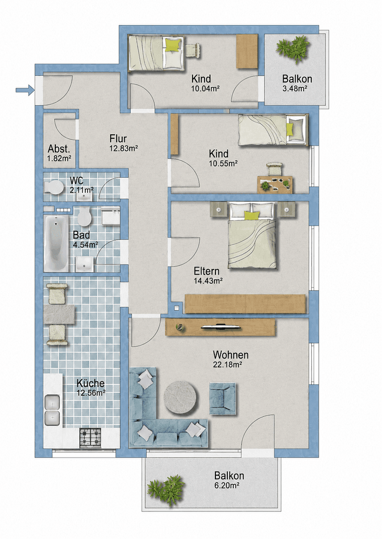 Prodej bytu 4+1 93 m², Lörrach, Bádensko-Württembersko Prodej bytu 4+1 93 m², Lörrach, Bádensko-Württembersko