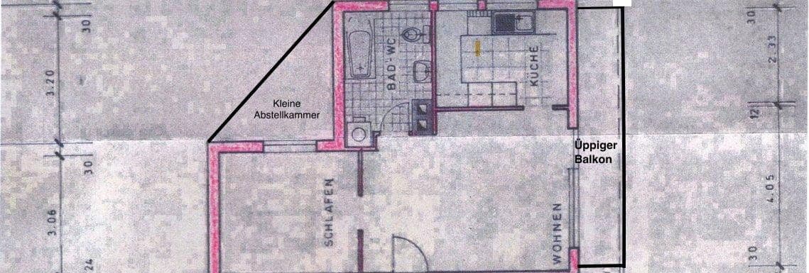 Pronájem bytu 2+1 48 m², Oberkirch, Bádensko-Württembersko Pronájem bytu 2+1 48 m², Oberkirch, Bádensko-Württembersko