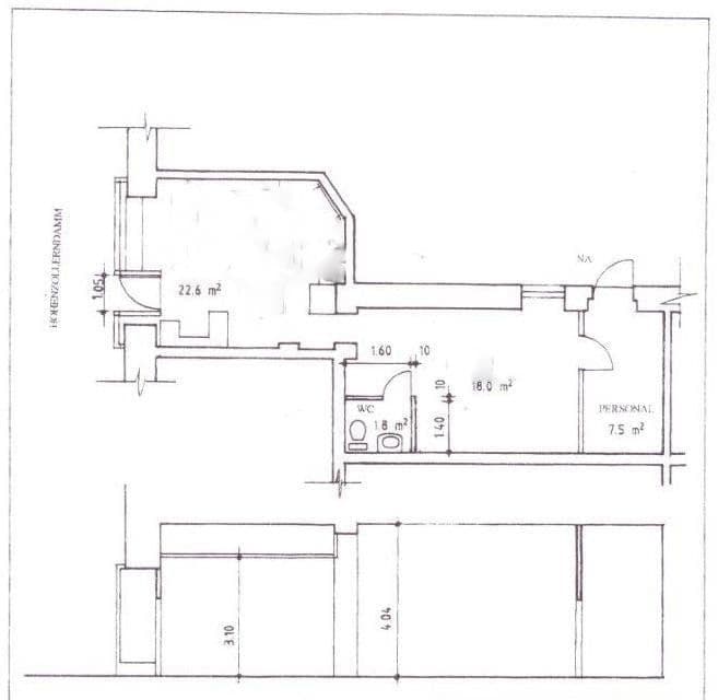 Pronájem kanceláře 54 m², Hohenzollerndamm 195, Berlin, Berlín Pronájem kanceláře 54 m², Hohenzollerndamm 195, Berlin, Berlín