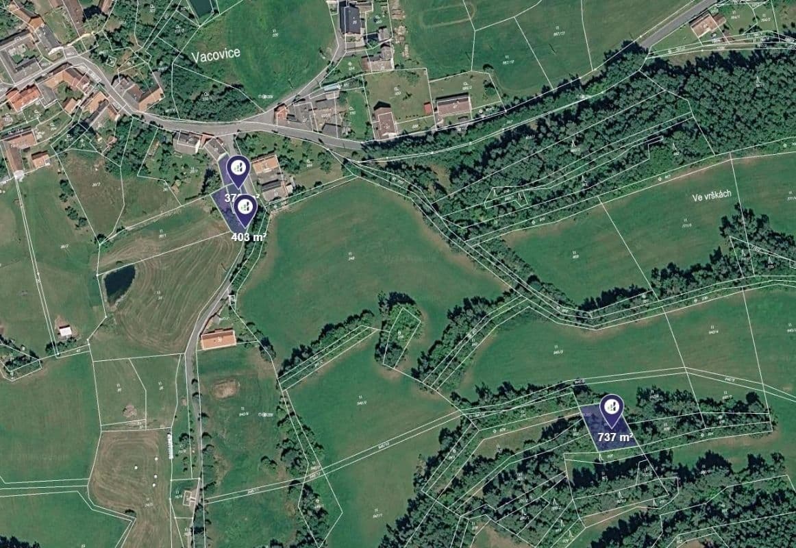 Prodej pozemku 2.470 m², Vacovice, Jihočeský kraj Prodej pozemku 2.470 m², Vacovice, Jihočeský kraj