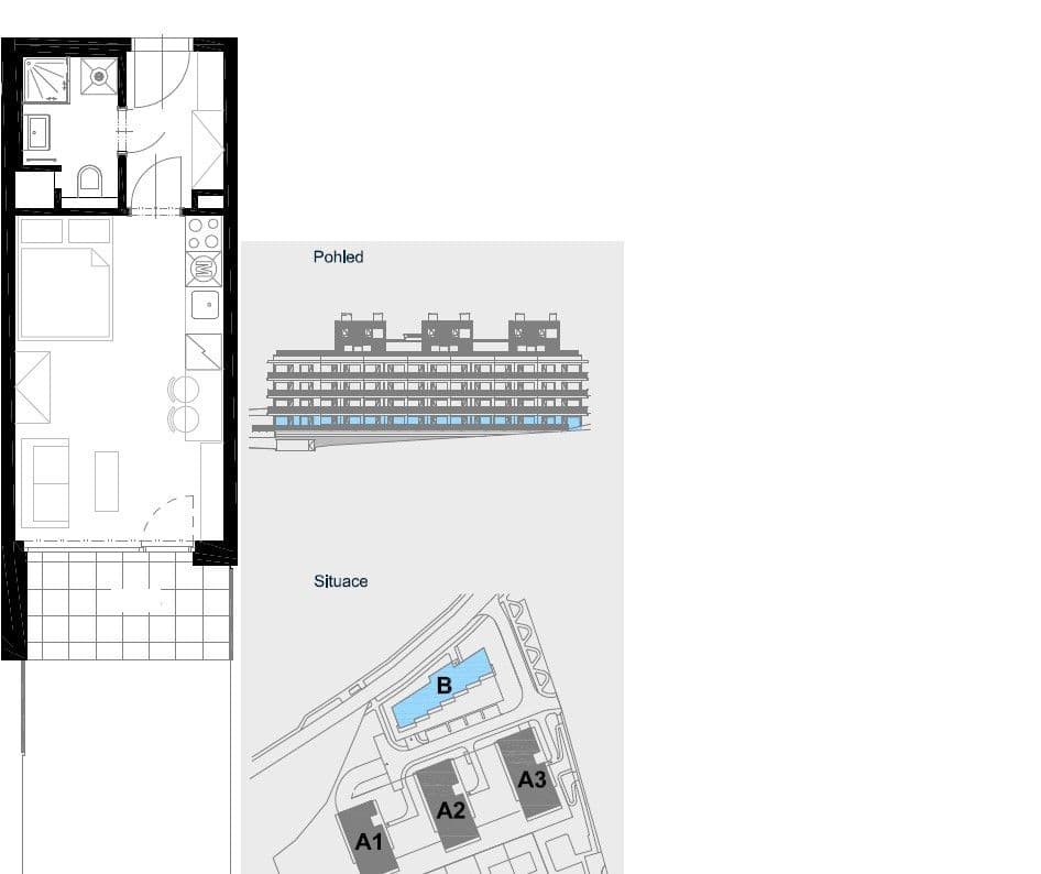Pronájem bytu 1+kk 30 m², Jáchymovská, Praha, Praha Pronájem bytu 1+kk 30 m², Jáchymovská, Praha, Praha