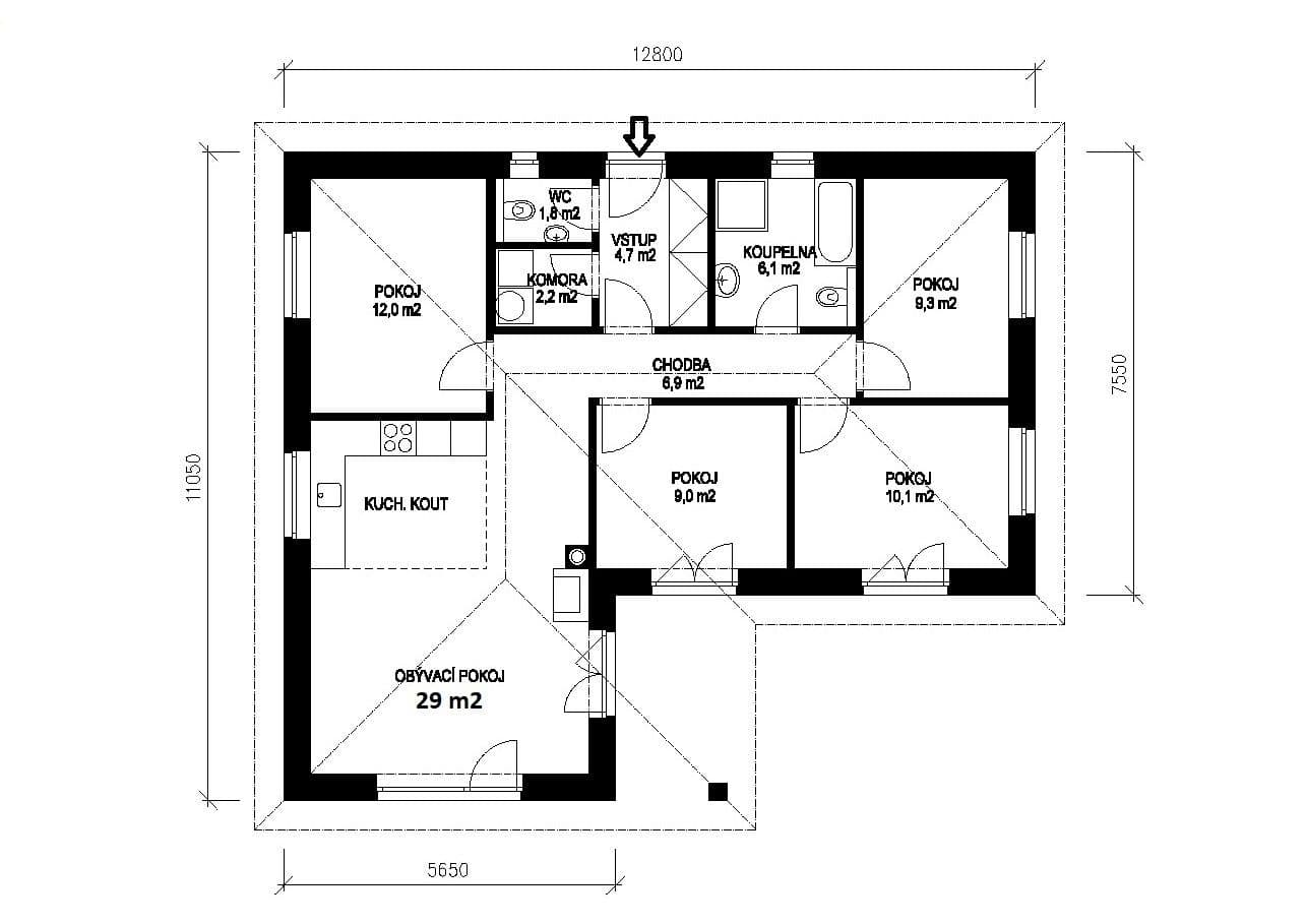 Prodej domu 91 m², pozemek 817 m², U Stadionu, Slaný, Středočeský kraj Prodej domu 91 m², pozemek 817 m², U Stadionu, Slaný, Středočeský kraj
