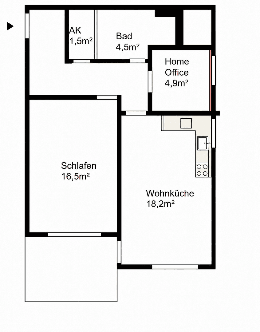 Prodej bytu 3+1 60 m², München, Bavorsko Prodej bytu 3+1 60 m², München, Bavorsko
