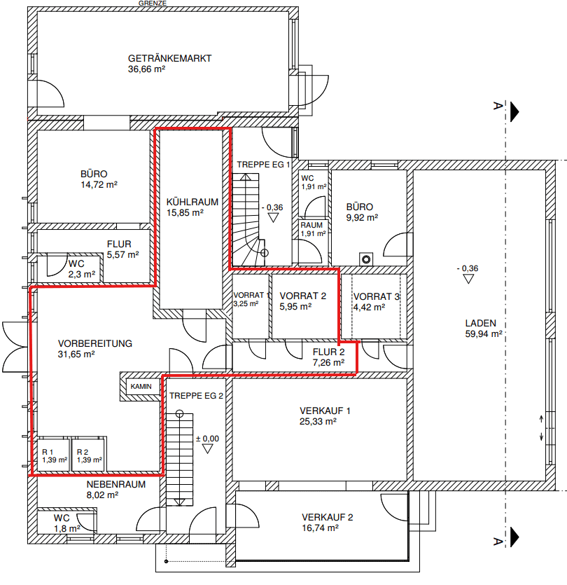 Pronájem nebytového prostoru 65 m², Sulzbach-Rosenberg, Bavorsko Pronájem nebytového prostoru 65 m², Sulzbach-Rosenberg, Bavorsko